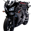 Load image into Gallery viewer, PUIG Race Windscreen - 12-3/8" - Dark Smoke - CBR500RR 6479F - Main Product View