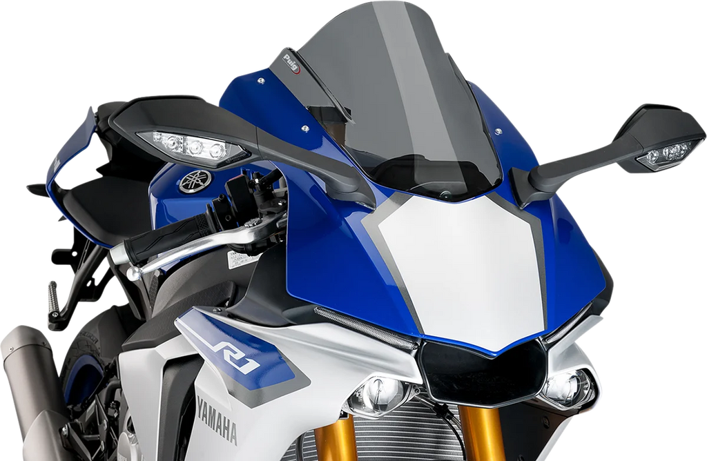 PUIG Race Windscreen - 13-1/4" - Dark Smoke - YZF-R1 7648F - Main Product View