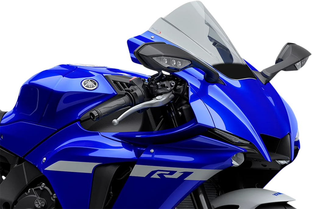 PUIG Race Windscreen - 13-1/4" - Smoke - YZF-R1 3826H - Main Product View