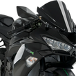 Load image into Gallery viewer, PUIG Race Windscreen - 13-3/4" - Black - ZX-6R 3177N - Main Product View