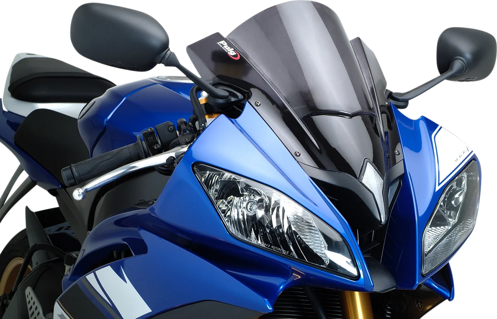 PUIG Race Windscreen - 13-3/4" - Dark Smoke - YZF-R6 4635F - Main Product View