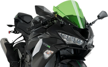 Load image into Gallery viewer, PUIG Race Windscreen - 13-3/4" - Green - ZX-6R 3177V - Main Product View
