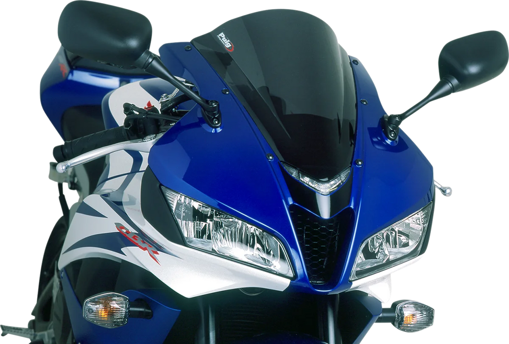 PUIG Race Windscreen - 13-3/8" - Black - CBR600RR 4356N - Side View