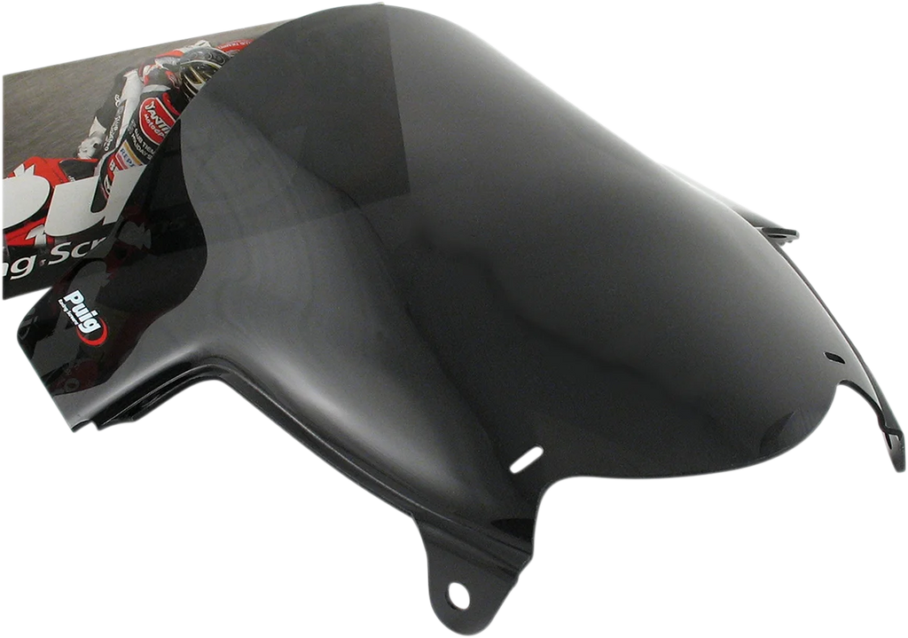 PUIG Race Windscreen - 13-3/8" - Dark Smoke - GSX650F 4665F - Main Product View