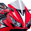 Load image into Gallery viewer, PUIG Race Windscreen - 13-3/8" - Smoke - CBR1000RR 5994H - Main Product View
