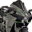 Load image into Gallery viewer, PUIG Race Windscreen - 13" - Black - Ninja 7631N - Main Product View