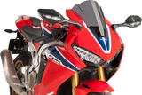 PUIG Race Windscreen - 13" - Dark Smoke - 9407F fits Honda