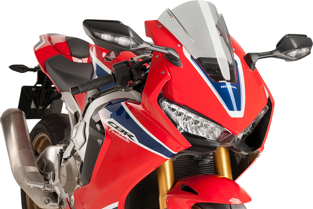 PUIG Race Windscreen - 13" - Smoke - Honda 9407H - Main Product View