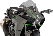 Load image into Gallery viewer, PUIG Race Windscreen - 13" - Smoke - Ninja H2/R 7631H - Main Product View