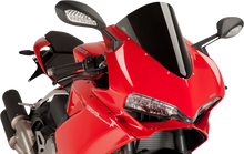 Load image into Gallery viewer, PUIG Race Windscreen - 14-1/2" - Black - Panigale 7621N - Main Product View