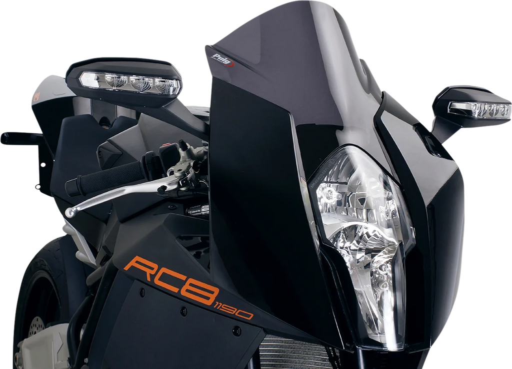 PUIG Race Windscreen - 14-1/2" - Dark Smoke - RC8 4944F - Main Product View