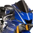 Load image into Gallery viewer, PUIG Race Windscreen - 14-1/4" - Black - Yamaha 9723N - Main Product View