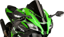 Load image into Gallery viewer, PUIG Race Windscreen - 14-1/4" - Black - ZX10R 8912N - Main Product View