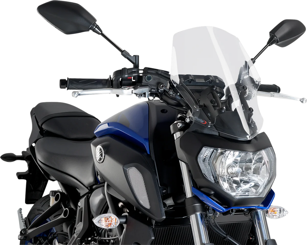 PUIG Race Windscreen - 14-1/4" - Clear - Tour - Yamaha 9667W - Main Product View