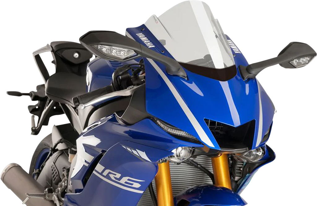 PUIG Race Windscreen - 14-1/4" - Clear - Yamaha 9723W - Main Product View