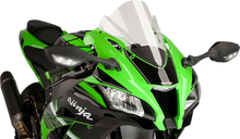 Load image into Gallery viewer, PUIG Race Windscreen - 14-1/4" - Clear - ZX10R 8912W - Main Product View
