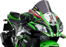 Load image into Gallery viewer, PUIG Race Windscreen - 14-1/4&quot; - Dark Smoke - Kawasaki 9849F - Main Product View