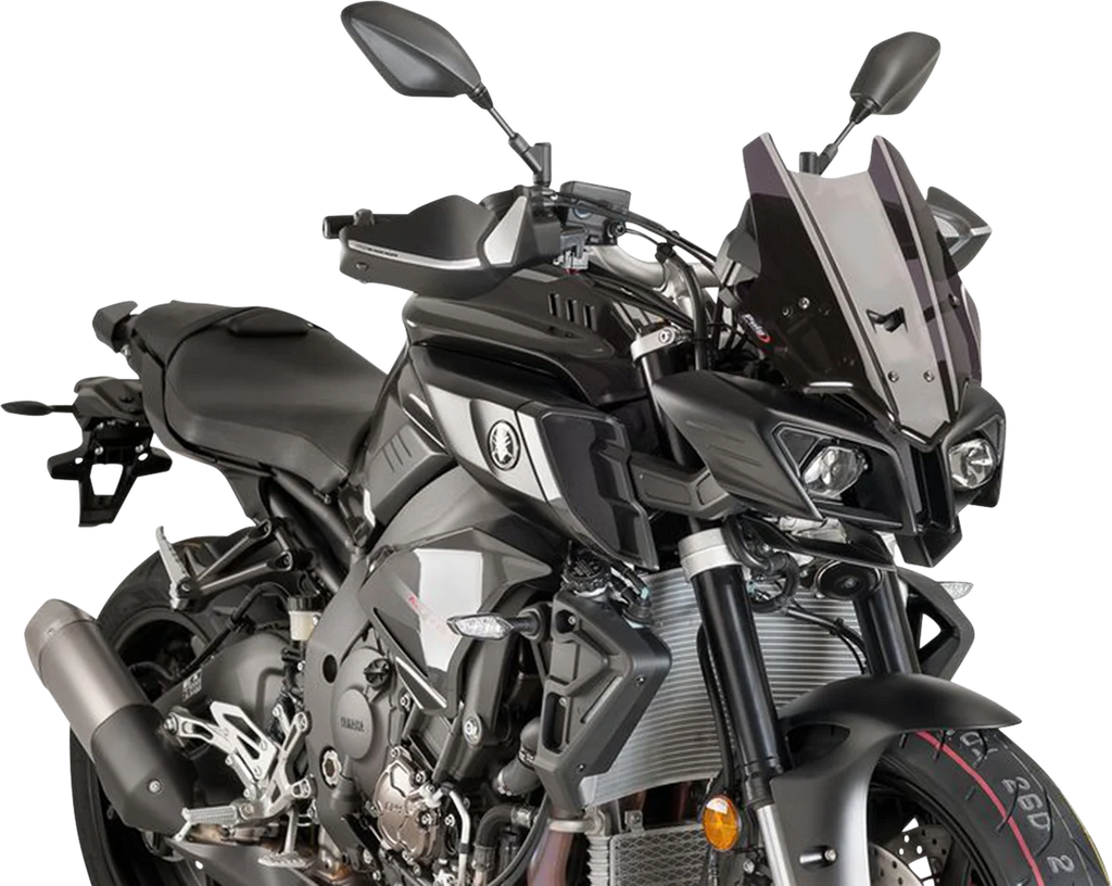 PUIG Race Windscreen - 14-1/4" - Dark Smoke - MT10 8917F - Main Product View