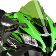 Load image into Gallery viewer, PUIG Race Windscreen - 14-1/4" - Green - Kawasaki 8912V - Main Product View