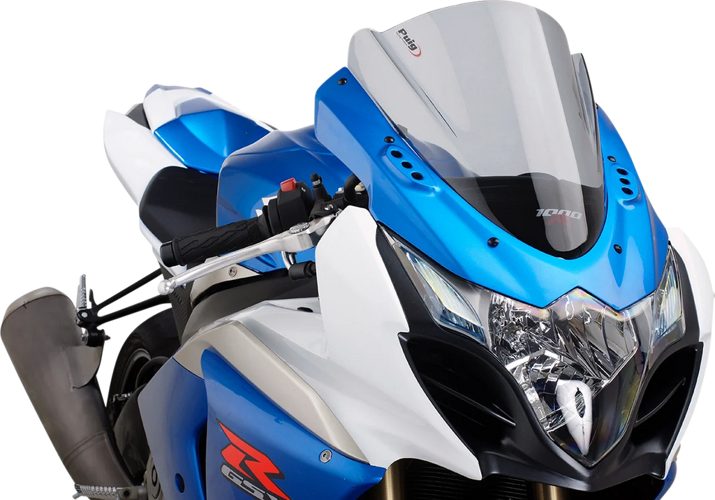 PUIG Race Windscreen - 14-1/4" - Smoke - GSXR1000 4933H - Main Product View