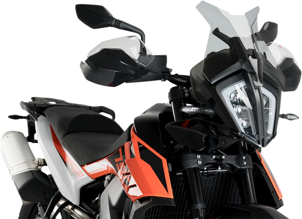 PUIG Race Windscreen - 14-1/4" - Smoke - KTM 790 3738H - Main Product View