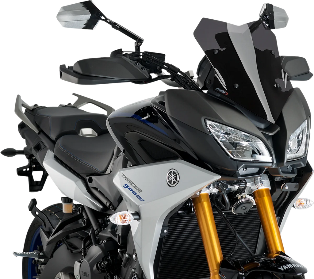 PUIG Race Windscreen - 14-3/4" - Dark Smoke - Yamaha 9724F - Main Product View
