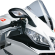 Load image into Gallery viewer, PUIG Race Windscreen - 14-3/8" - Smoke - RSV4 4945H - Side View