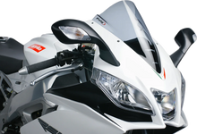 Load image into Gallery viewer, PUIG Race Windscreen - 14-3/8" - Smoke - RSV4 4945H - Side View