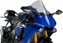 Load image into Gallery viewer, PUIG Race Windscreen - 14-3/8" - Smoke - YZF-R1 3632H - Main Product View
