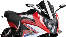 Load image into Gallery viewer, PUIG Race Windscreen - 14" - Black - CBR650F 7003N - Main Product View