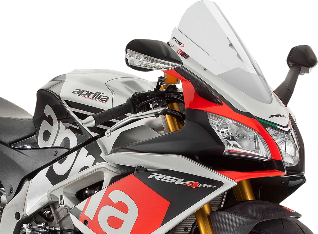 PUIG Race Windscreen - 15-1/2" - Clear - RSV4 7614W - Main Product View