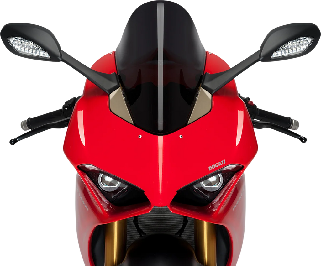 PUIG Race Windscreen - 15-3/4" - Black - Ducati 9690N - Main Product View