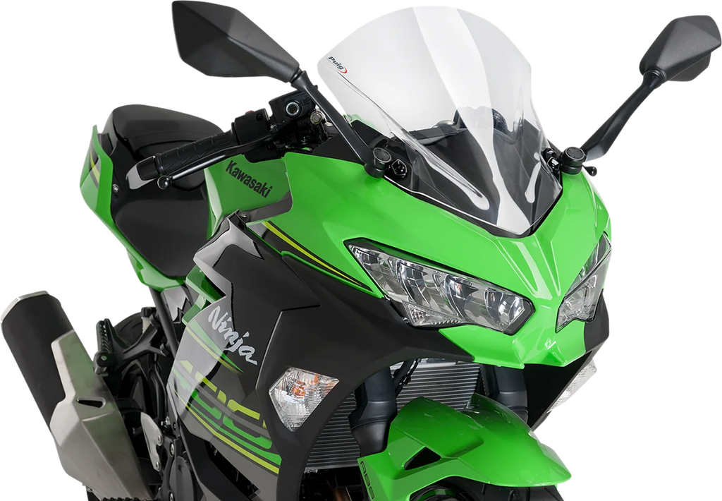PUIG Race Windscreen - 15-3/4" - Clear - Kawasaki 9976W - Main Product View