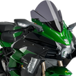 Load image into Gallery viewer, PUIG Race Windscreen - 15-3/4" - Dark Smoke - Kawasaki 9704F - Main Product View