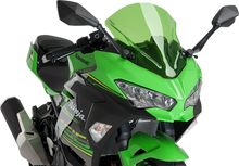 Load image into Gallery viewer, PUIG Race Windscreen - 15-3/4&quot; - Green - Kawasaki 9976V - Main Product View