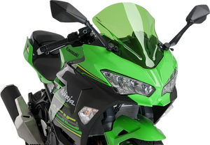 PUIG Race Windscreen - 15-3/4" - Green - Kawasaki 9976V - Main Product View