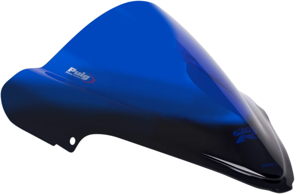 PUIG Race Windscreen - 15-3/8" - Blue - Hayabusa 4826A - Main Product View