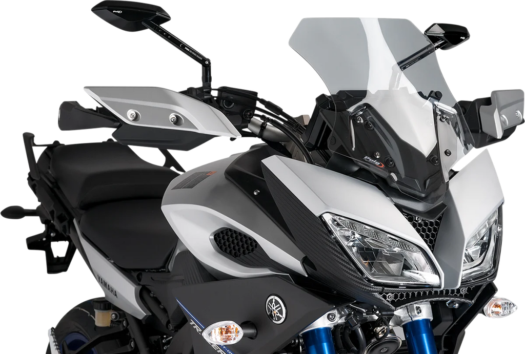 PUIG Race Windscreen - 15-3/8" - Light Smoke - FJ-09 7645H - Main Product View