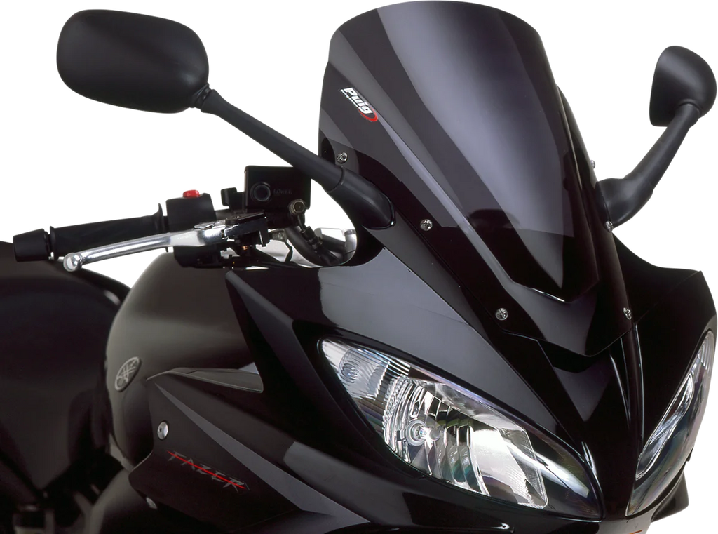 PUIG Race Windscreen - 16-1/8" - Dark Smoke - FZ1 4061F - Main Product View