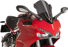 Load image into Gallery viewer, PUIG Race Windscreen - 16" - Dark Smoke - Ducati 9434F - Main Product View
