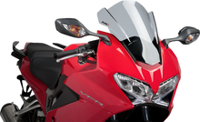 Load image into Gallery viewer, PUIG Race Windscreen - 17-1/8" - Smoke - VRF800 7598H - Main Product View