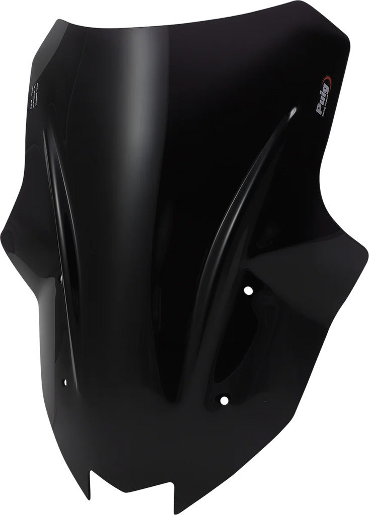 PUIG Race Windscreen - 18-1/2" - Dark Smoke - Kawasaki 20471F - Main Product View