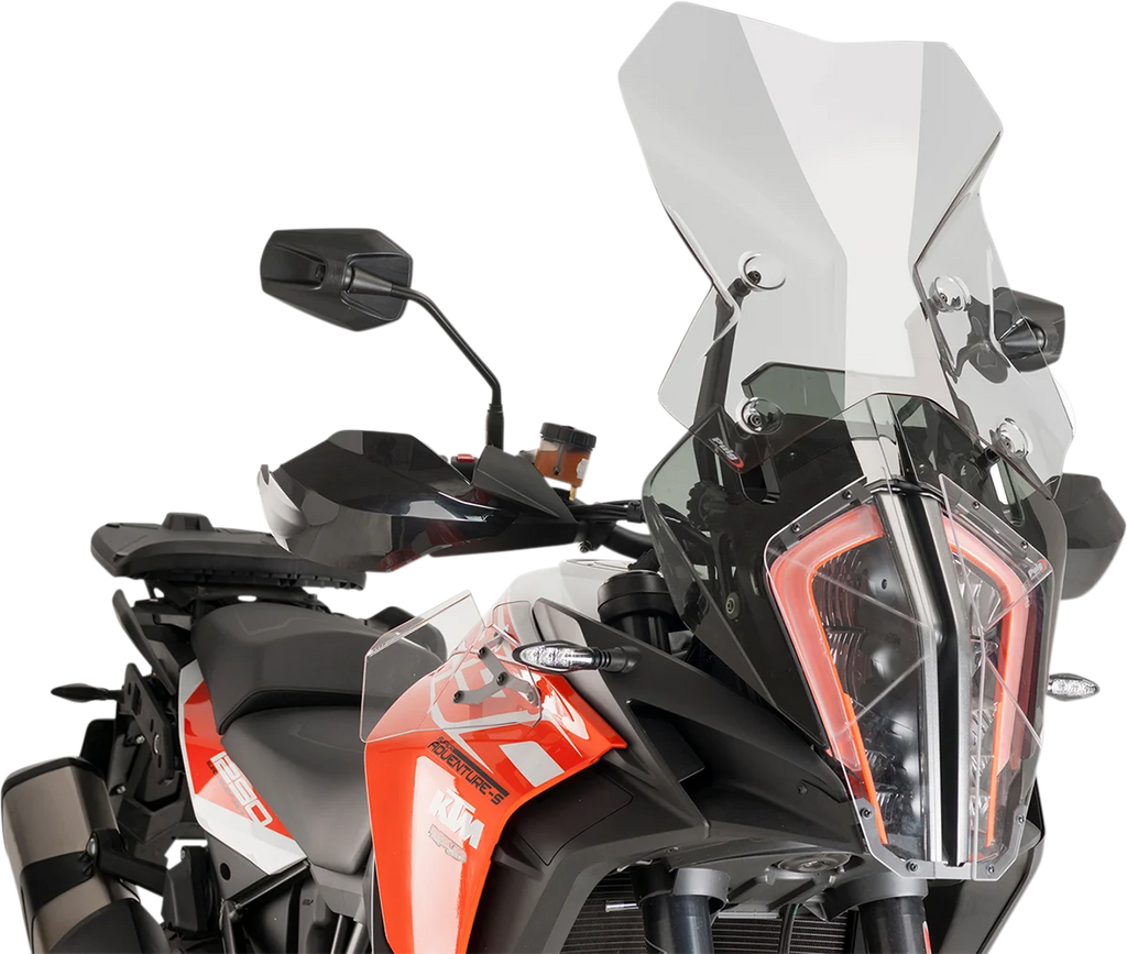 PUIG Race Windscreen - 19-3/8" - Smoke - KTM 9717H - Main Product View