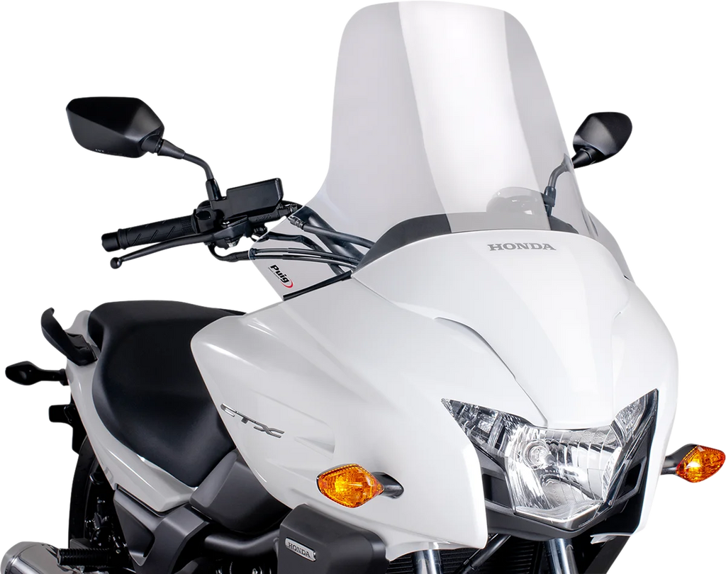 PUIG Race Windscreen - 20" - Clear - Honda 7227W - Main Product View