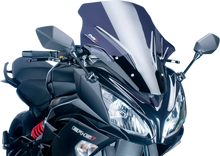 Load image into Gallery viewer, PUIG Race Windscreen - 21-1/4" - Dark Smoke - Ninja 650 5998F - Main Product View