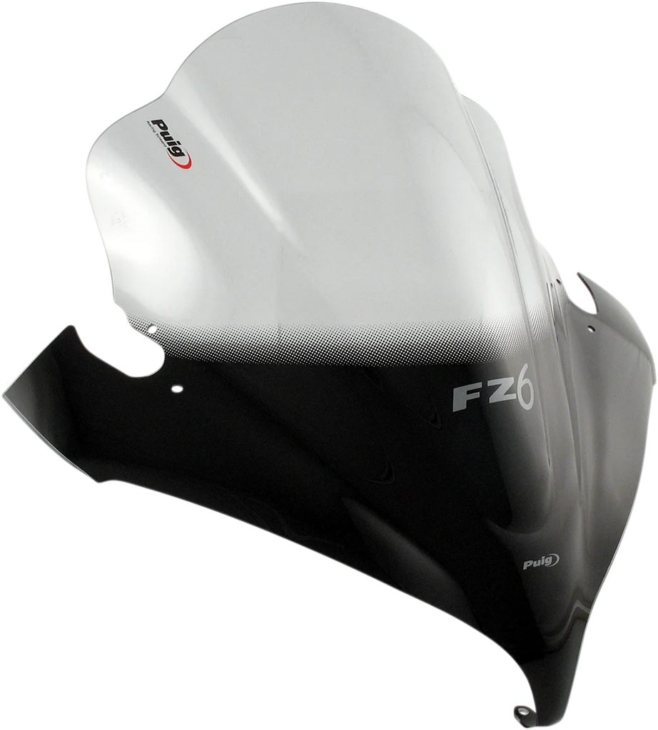 PUIG Race Windscreen - 21-5/8" - Smoke - FZ6 1646H - Main Product View