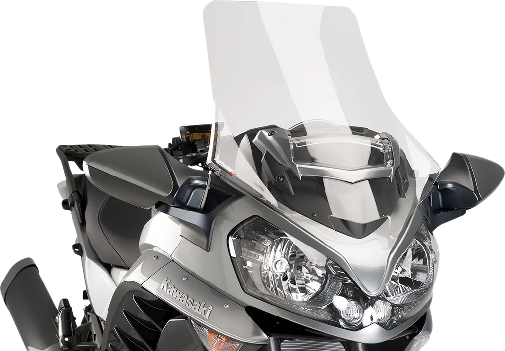 PUIG Race Windscreen - 27-3/4" - Clear - Kawasaki 7628W - Main Product View