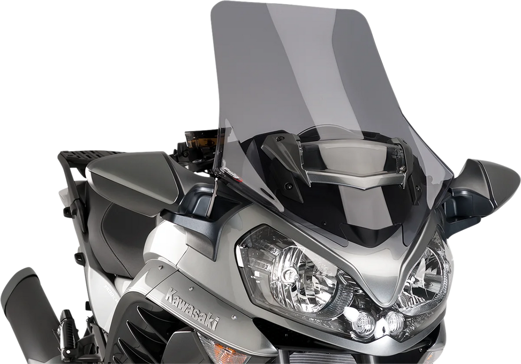 PUIG Race Windscreen - 27-3/4" - Dark Smoke - Kawasaki 7628F - Main Product View