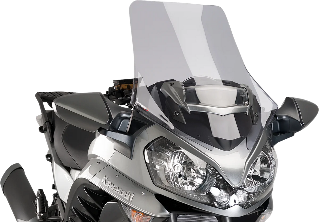 PUIG Race Windscreen - 27-3/4" - Light Smoke - Kawasaki 7628H - Main Product View