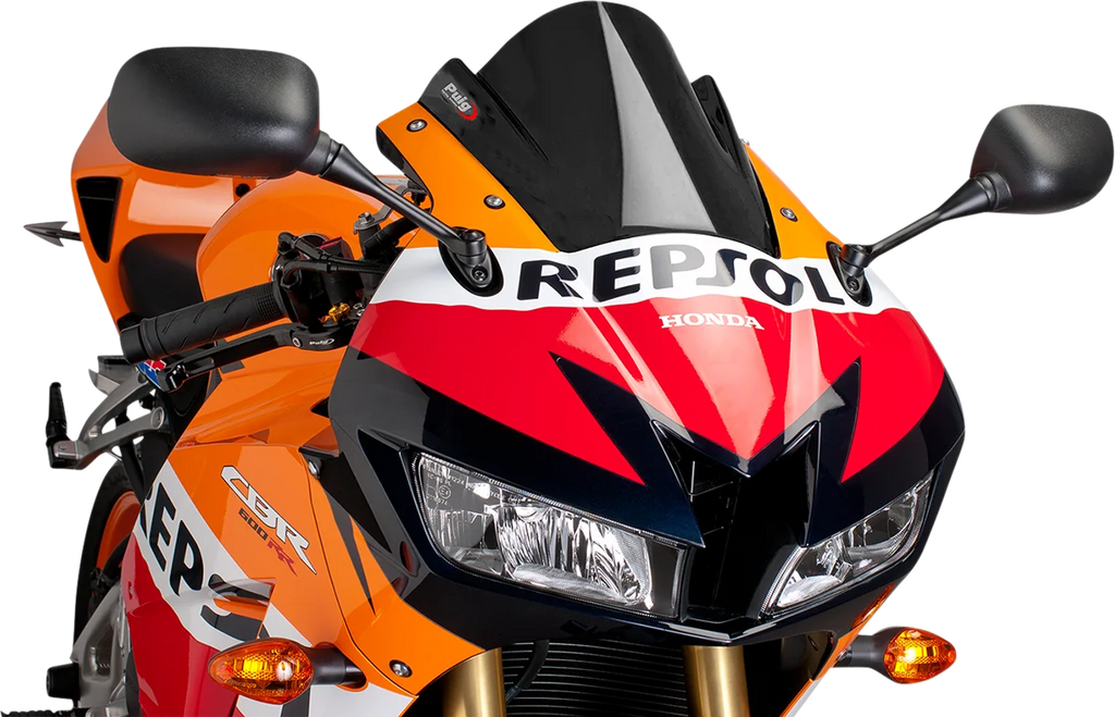 PUIG Race Windscreen - 9-1/2" - Black - CBR600RR 6478N - Main Product View